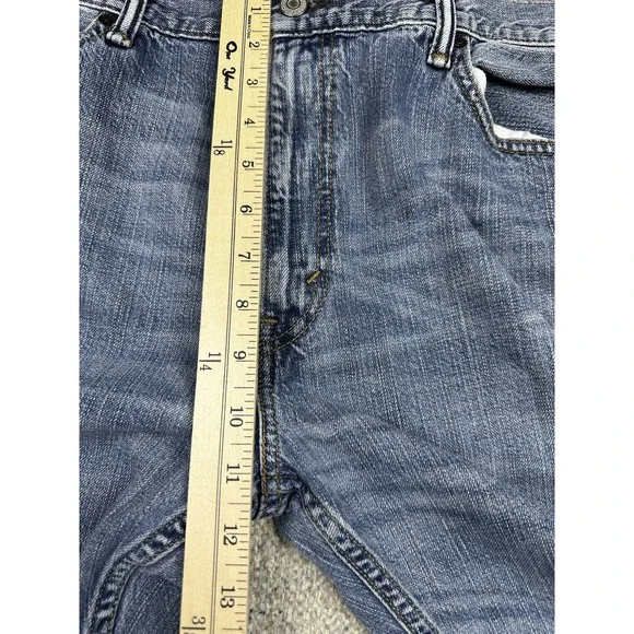 Levis 559 Jeans Mens 40x30 Relaxed Straight American Workwear Denim Wash - Picture 11 of 12